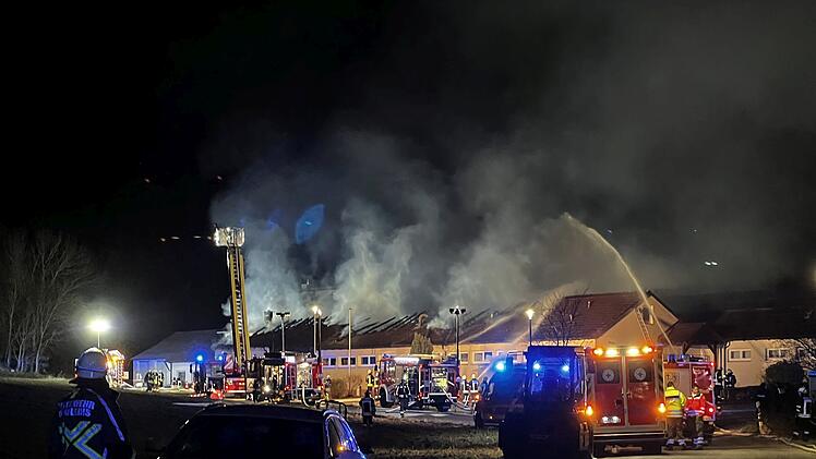 Oberhaid: Großbrand in Vereinsheim