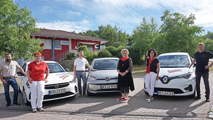 Der Caritasverband des Landkreises Rhön-Grabfeld setzt auf Elektromobilität. Ab sofort sind die ersten E-Fahrzeuge im Einsatz.