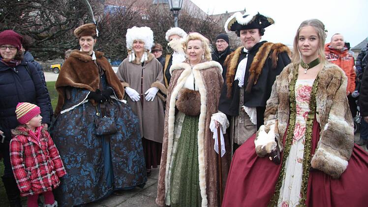 Die historischen Kostüme sorgten zum Neujahr einmal mehr für Bewunderung.