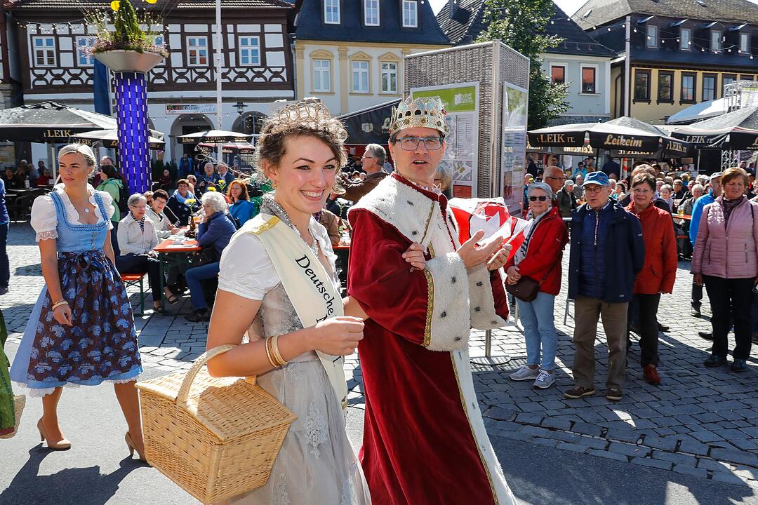 Korbmarkt in Lichtenfels am Samstag