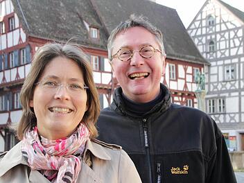 Annette Prechtel und Edwin Mayer wollen als Doppelspitze für die Grünen antreten. Foto: Josef Hofbauer