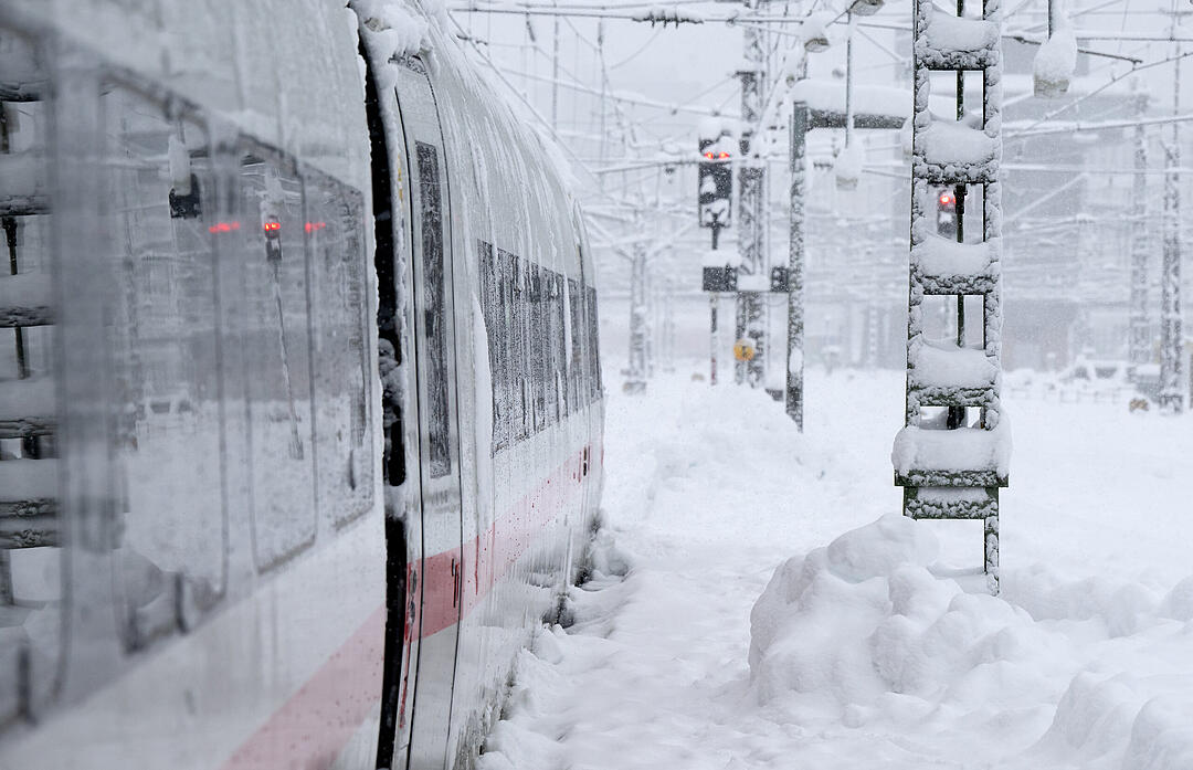 Wintereinbruch in Süddeutschland - München