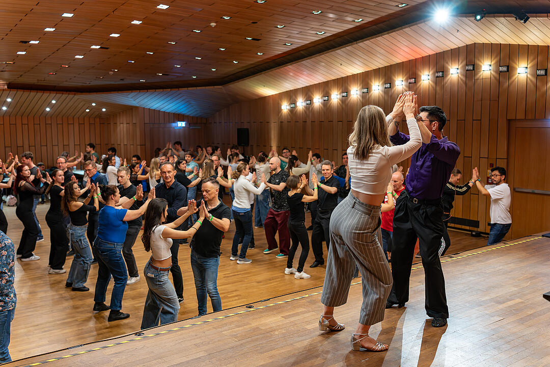 Das Festival bot viele Workshops f&uuml;r Anf&auml;nger und Profis!