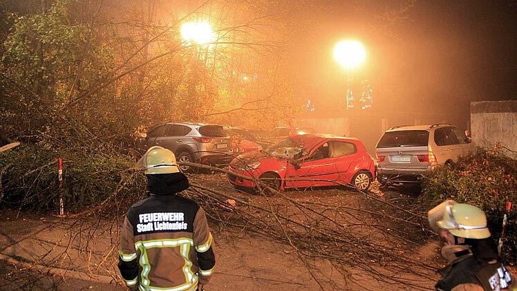 Ein Mann flüchtete bei einer Verkehrskontrolle in Lichtenfels Foto: Ferdinand Merzbach