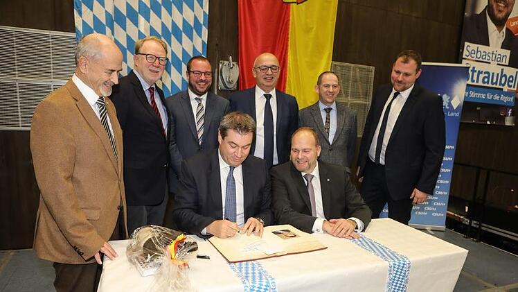 Impressionen vom Besuch des bayerischen Ministerpräsidenten, Markus Söder, am 9. Januar in Frohnlach - Foto: Berbara Herbst