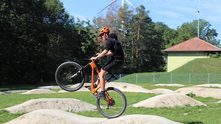 Der Bikepark in Höchstadt ist jetzt offiziell eröffnet.  Foto: Andreas Dorsch