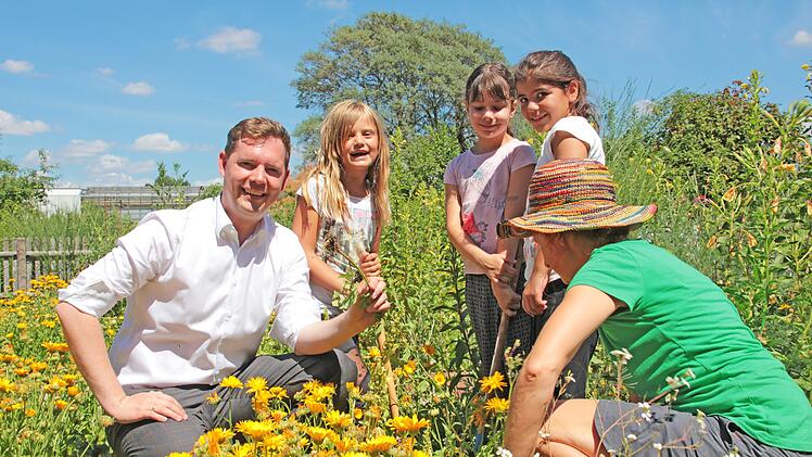 Bamberg: Kinder bauen im Schulgarten Gem&uuml;se an - Nachhaltiges Projekt bl&uuml;ht auf