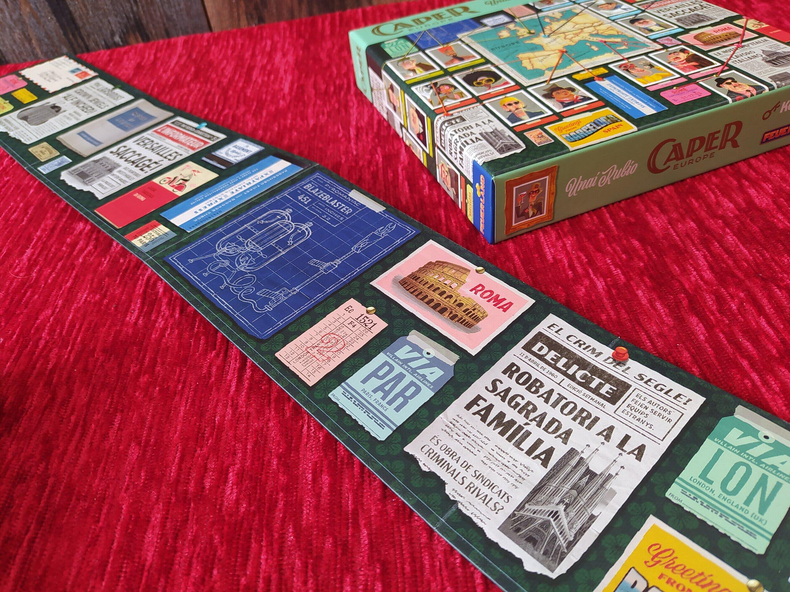 SpieleTest "Caper Europe" Schnelles DiebesDuell mit DraftingClou