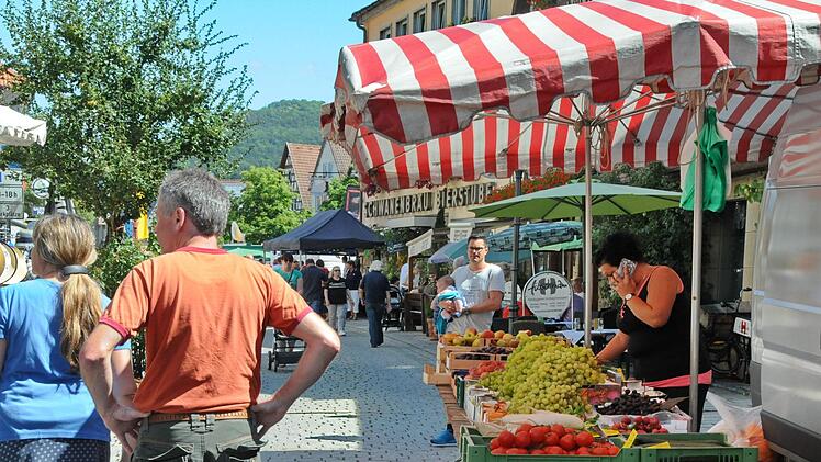 Auf dem Altstadtfest in Ebermannstadt Foto: Karl Heinz Wirth