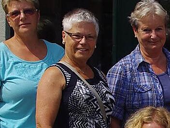 Karin Weber (Mitte), die neue Flüchtlingsbeauftragte der Stadt Ludwigsstadt. Foto: Archiv