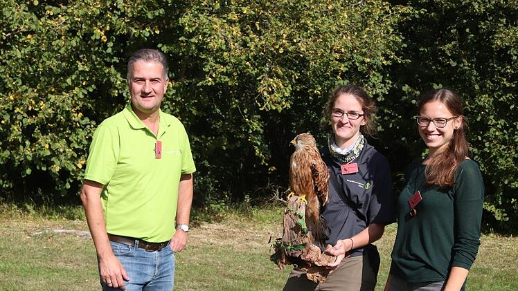 Torsten Raab, Projektleiterin Heidi Witzmann und die Studentin Miriam V&ouml;lkel.  Foto: Sandra Limpert