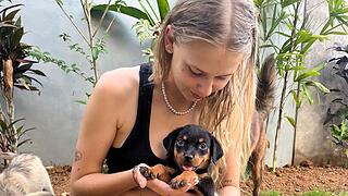 Eileen aus Franken (20) wandert aus, um Hunde zu retten - dann folgen Morddrohungen