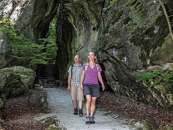Felsengarten Sanspareil Felsengarten Sanspareil Fr&auml;nkische Schweiz Bildnummer: frs_1474 &copy; Fr&auml;nkische Schweiz / Trykowski