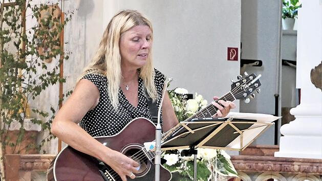 Silvia Wachter sang Lieder f&uuml;r die Seele.