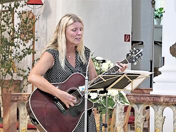 Silvia Wachter sang Lieder für die Seele.
