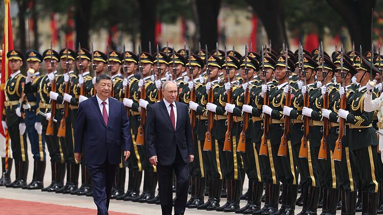 Russlands Pr&auml;sident Putin in Peking