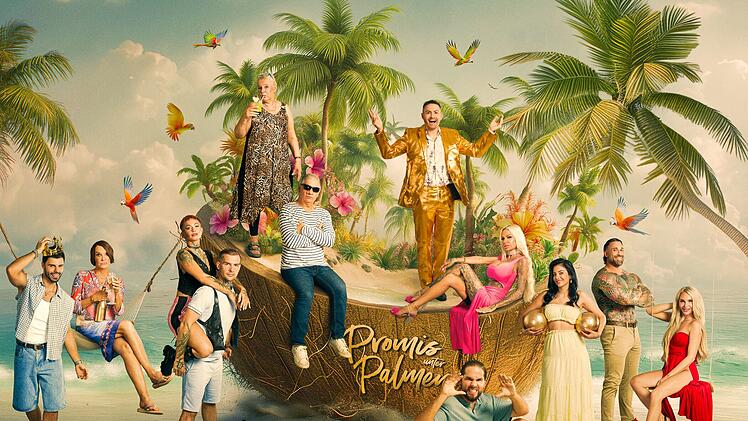 Sie alle wollen sich bei "Promis unter Palmen" die goldene Kokosnuss erk&auml;mpfen - und das Preisgeld. Doch der Zoff bleibt nat&uuml;rlich nicht aus.