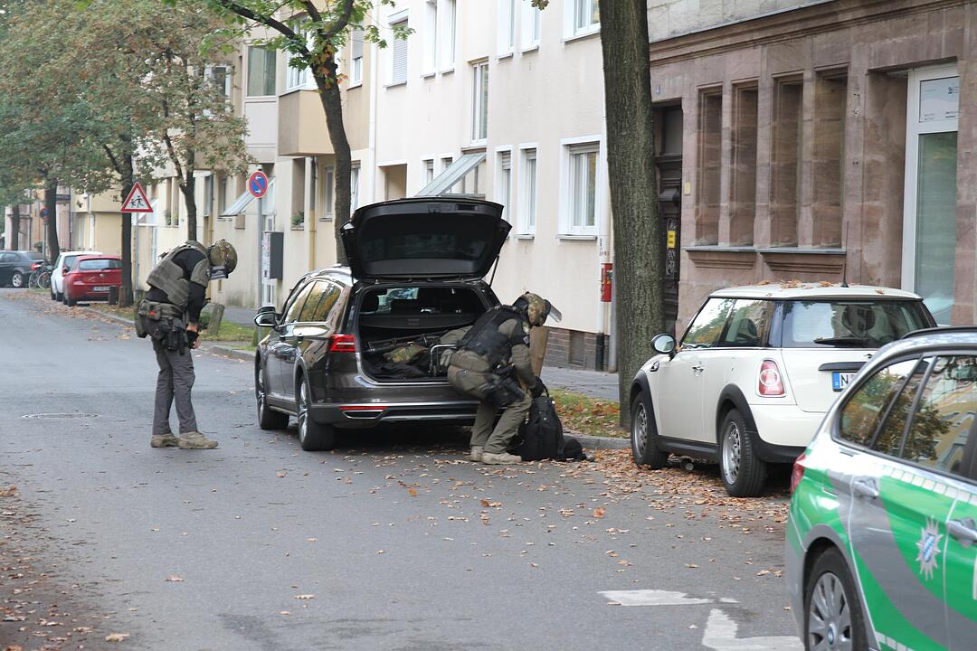 SEK-Einsatz in Nürnberger Südstadt