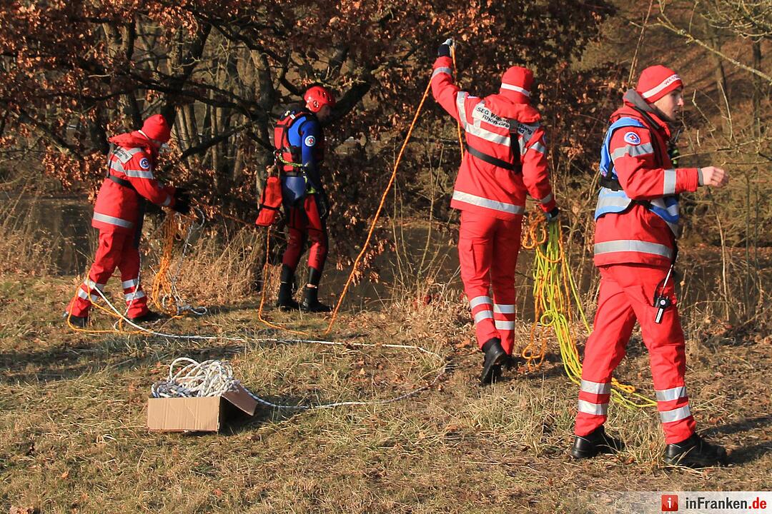 Kreis Bad Kissingen: Suchaktion nach Eis-Unfall