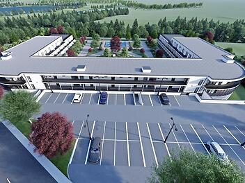 So soll die Wohnanlage am Hirtenberg nach den Vorstellungen des Investors aussehen. Der Bauantrag aber fiel im Stadtrat durch.