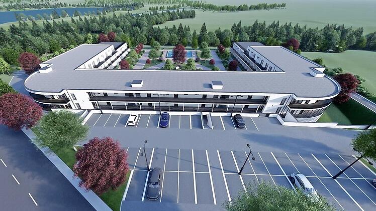 So soll die Wohnanlage am Hirtenberg nach den Vorstellungen des Investors aussehen. Der Bauantrag aber fiel im Stadtrat durch.