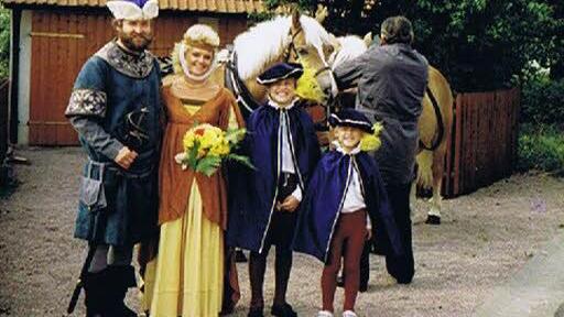 1988: Gabriele I. und Albrecht I. (Gabriele und Albrecht Schreck mit ihren Kindern Christian und Markus). Foto: Archiv/FSCH