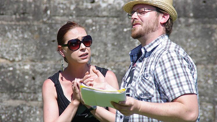 Impressionen von den Proben der Rosenberg-Festspiele. Foto: Marco Meißner