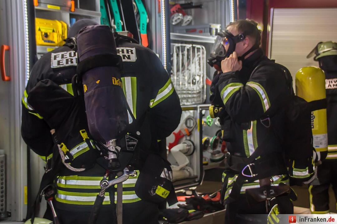 Tiefgaragenbrand in Erlangen