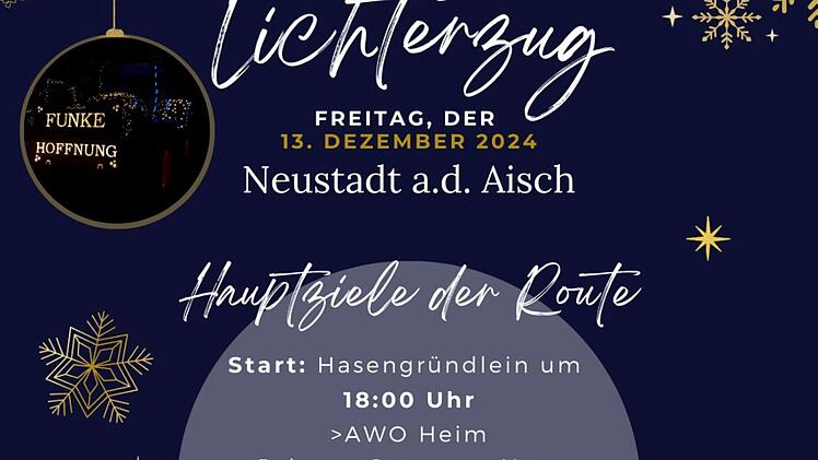 Neustadt Aisch: Lichterzug am Freitag - mit DKMS-Aktion nach Familienschicksal