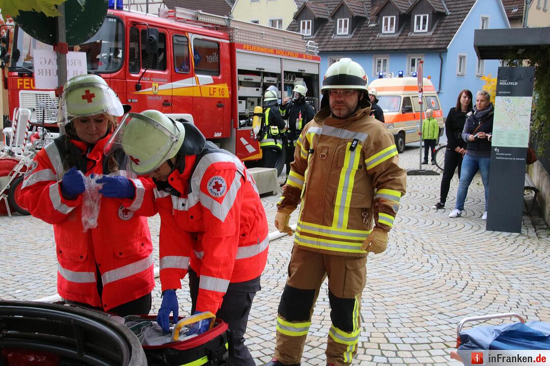 Feuerwehr Hollfeld Großübung
