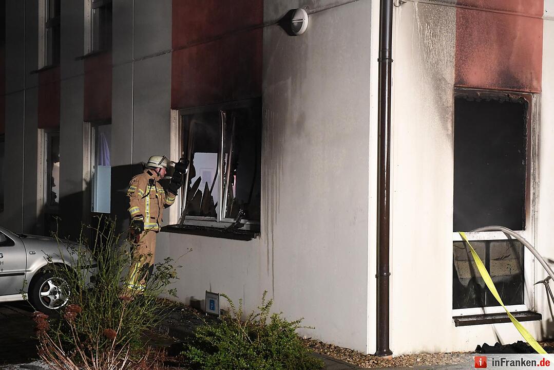 Brand in Gewerbegebiet in Bamberg