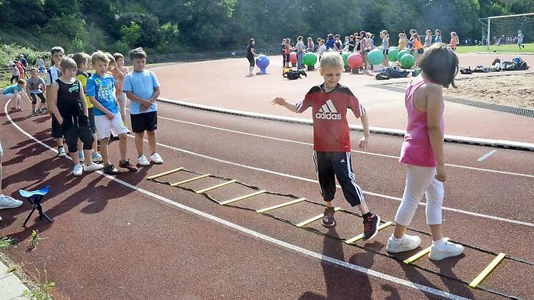 Sportfeste wie "Franken aktiv" für Schüler und Jugendliche werden vom Landkreis Kronach über den BLSV-Kreisverband gefördert. Ein Sportverein muss lediglich einen Antrag auf finanzielle Unterstützung stellen.  Foto: Archiv/Karl-Heinz Hofmann