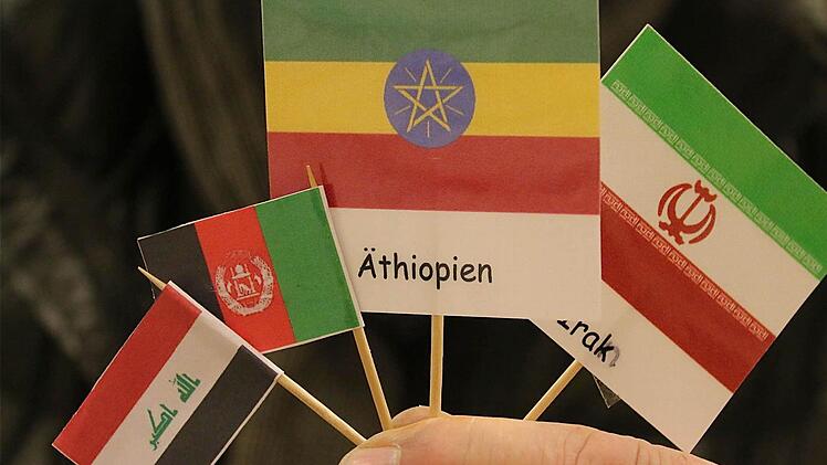 Aus diesen und weiteren Ländern kommen die Flüchtlinge.