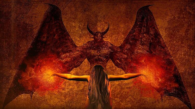 Pakt mit dem Teufel: So stellte man sich eine Hexe im Mittelalter vor.