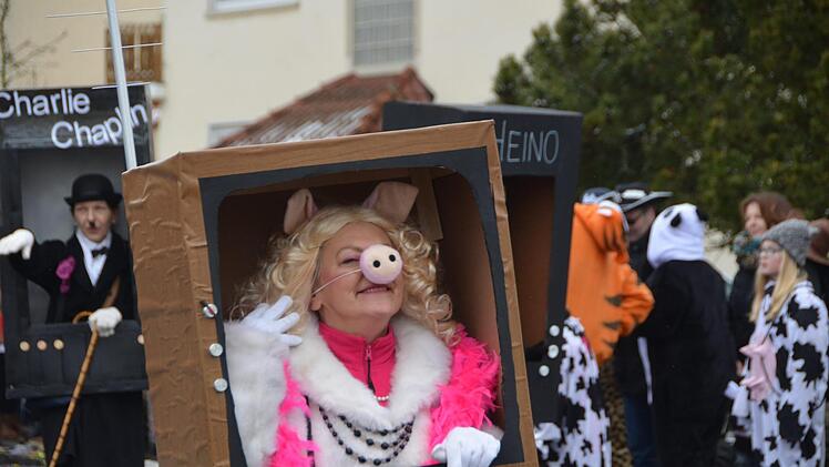 Straßenfasching in Ebenhausen Foto: Peter Rauch