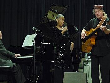 Ein Konzert mit Thomas Fink und Freunden bildete den Abschluss der Kulturtage in Herzogenaurach.  Fotos: Pauline Lindner