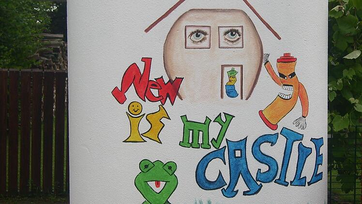 So hat Irene Sänger 2013 das Häuschen gestaltet.    Foto: Johanna Blum