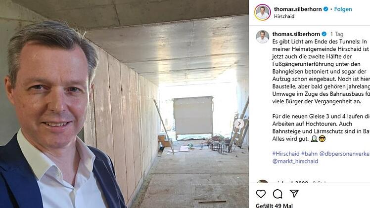 Hirschaid: CSU-Politiker gibt Update zu Dauerbaustelle der Bahn