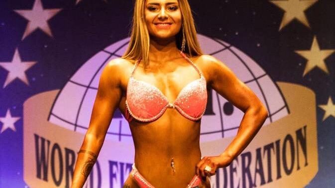 Die deutsche Amateur-Vizemeisterin in der Bikini-Klasse, Sindy Litwin, tritt zum ersten Mal in einem internationalen Wettbewerb an.