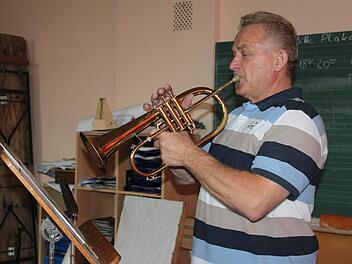 Harald Scherbel am Flügelhorn  Foto: Veronika Schadeck