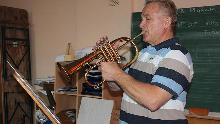 Harald Scherbel am Flügelhorn  Foto: Veronika Schadeck