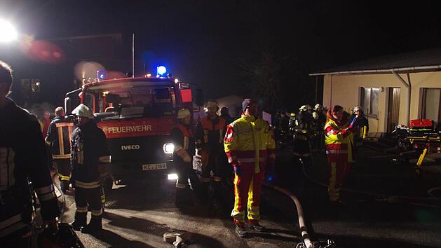 Wohnhausbrand in Schm&ouml;lz. Foto: Marco Mei&szlig;ner