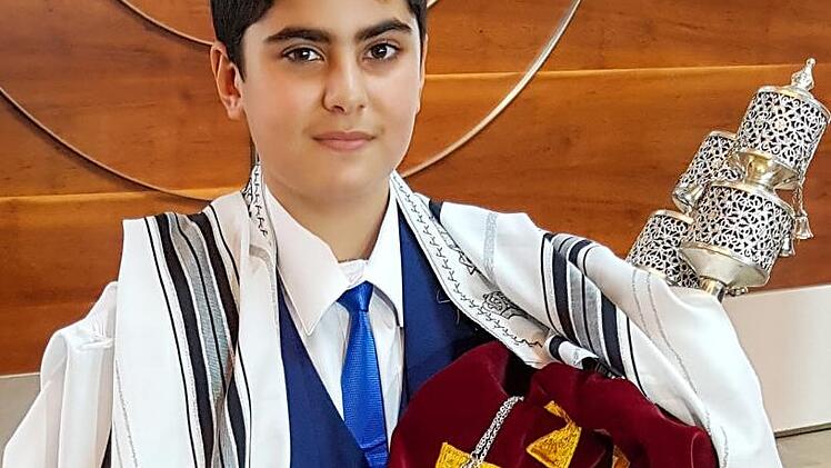 Der 13-jährige Yehonathan Peleg beging seine Bar Mitzwa. Foto: Riegerpress