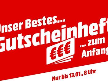 Media Markt Gutschein-Aktion: Sparen Sie bares Geld. Nur für kurze Zeit! Bild: Screenshot/ Media Markt