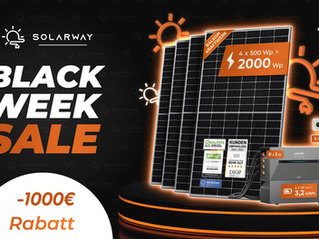 Effizientes Balkonkraftwerk-Set von Solarway