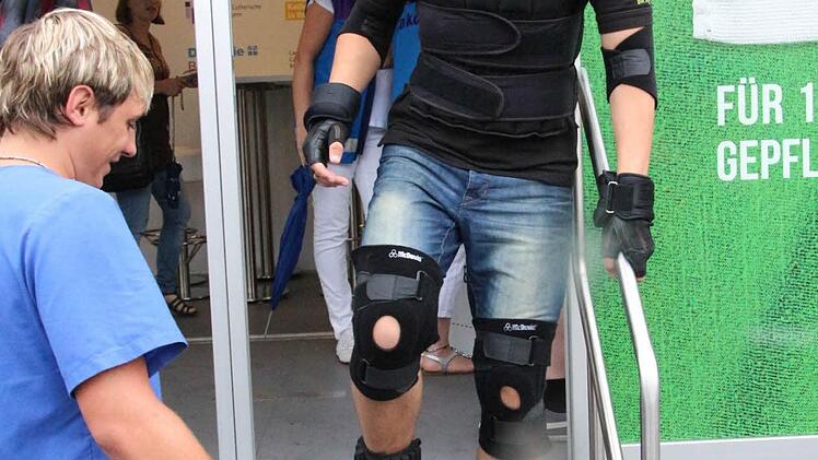 ... Runtergehen auch. Alle Fotos: Simone Bastian