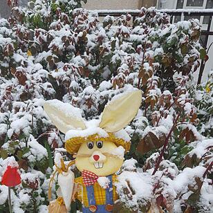 Franken: Ostermontag versinkt im Schnee