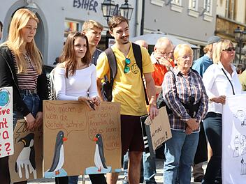 Impressionen von der Veranstaltung auf dem Marktplatz.Foto. Katrin Geyer