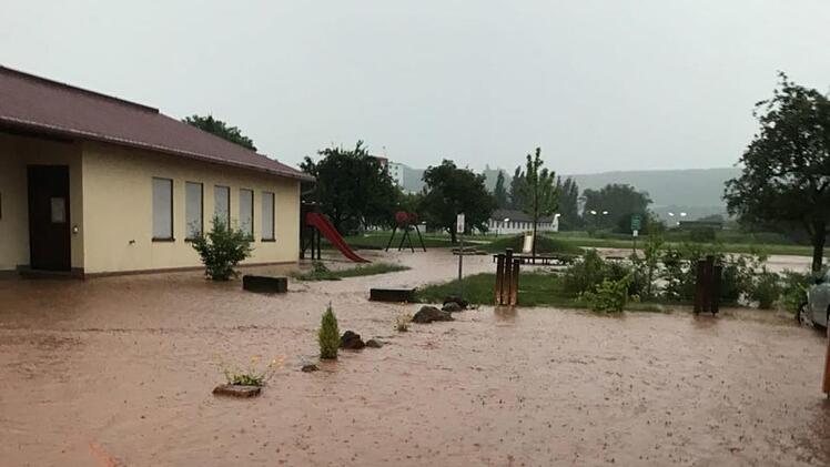 Um Hochwasser vorzubeugen strebt der Markt Elfershausen ein Schutzkonzept an.                                   Archivfoto: Winfried Ehling