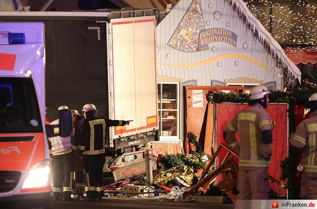 Möglicher Anschlag mit Lastwagen auf Weihnachtsmarkt